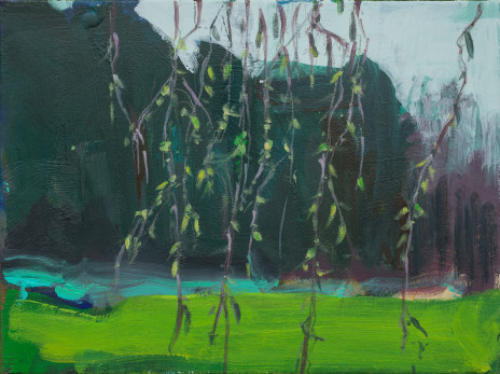 Verhangene Welt IV, Acryl auf Leinwand, 30 x 40 cm, 2013